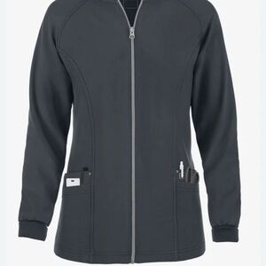 Easy Stretch Women's black scrub Jacket